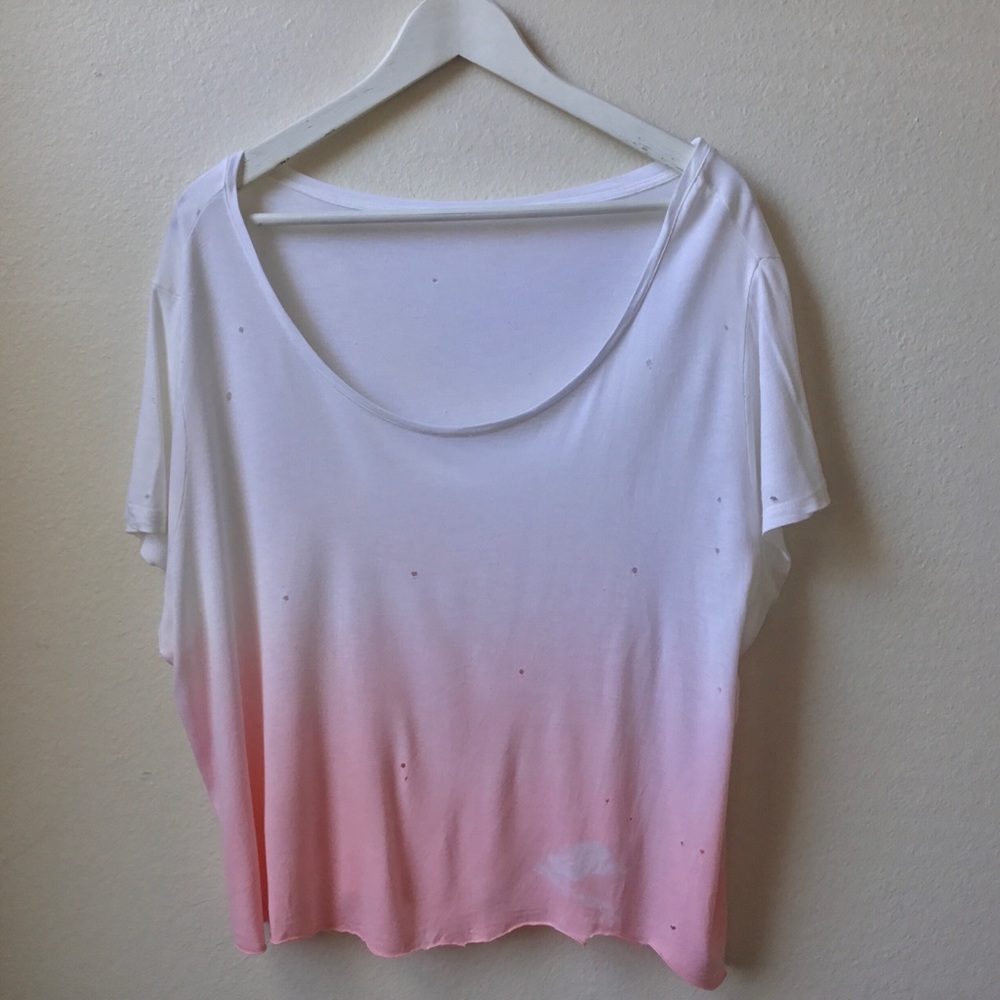 Holed Ombré Tee